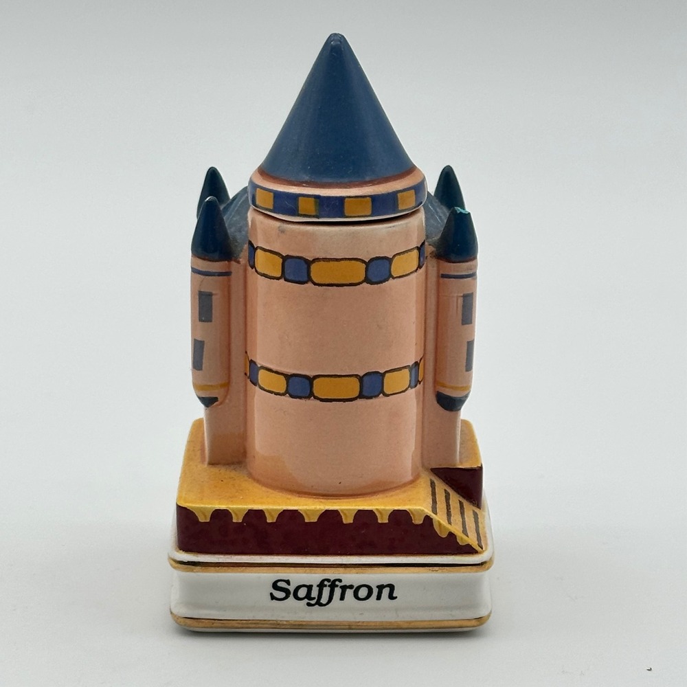 The Danbury Mint Spices of the World Spice‎ Jar Spain's Alcazar Castle Saffron